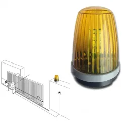 LED lampa F5000, 12/24/230V, zabudovaná anténa LED lampa F5000, 12/24/230V, zabudovaná anténa